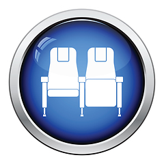 Image showing Cinema seats icon