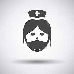 Image showing Nurse head icon