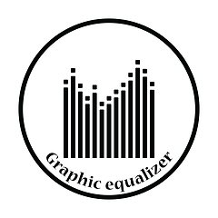 Image showing Graphic equalizer icon