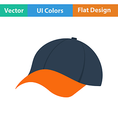 Image showing Baseball cap icon