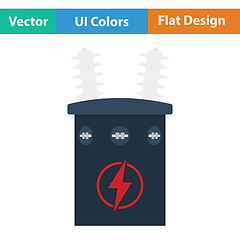 Image showing Electric transformer icon