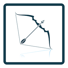 Image showing Bow and arrow icon