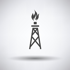 Image showing Gas tower icon