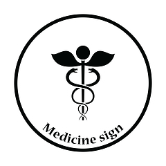 Image showing Medicine sign icon