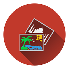 Image showing Two travel photograph icon