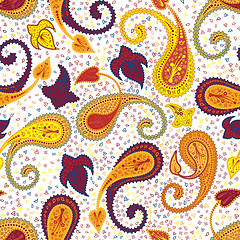 Image showing Seamless Paisley Pattern