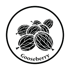 Image showing Icon of Gooseberry