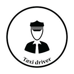 Image showing Taxi driver icon