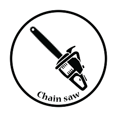 Image showing Icon of chain saw