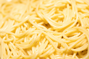 Image showing Spaghetti closeup photo as background texture