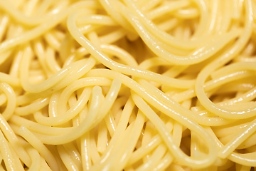 Image showing Spaghetti closeup photo as background texture