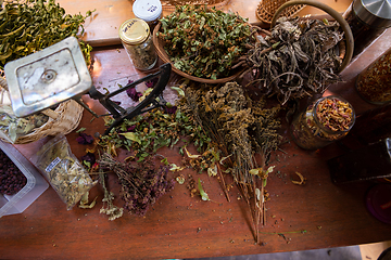 Image showing herbalist workshop