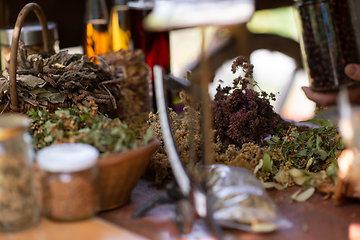 Image showing herbalist workshop