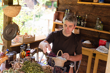 Image showing herbalist small business owner