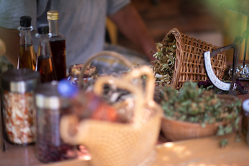 Image showing herbalist workshop