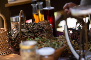 Image showing herbalist workshop