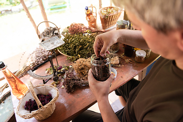 Image showing herbalist small business owner