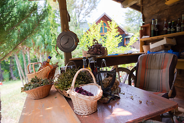 Image showing herbalist workshop