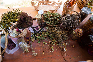 Image showing herbalist workshop