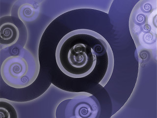 Image showing Swirly spirals