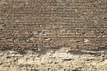 Image showing old castle brick wall texture