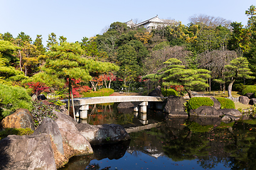 Image showing Traditional Kokoen Garden in autumn