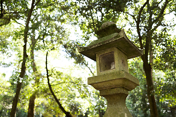 Image showing Japanese stone lantern