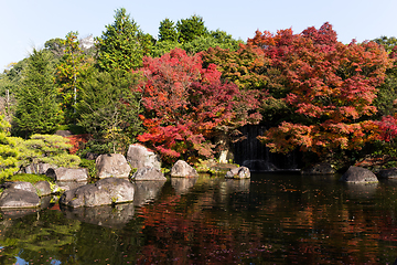 Image showing Kokoen Garden fall foliage