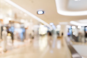 Image showing Abstract blur shopping mall and retail store interior for backgr