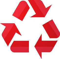 Image showing Recycling eco symbol