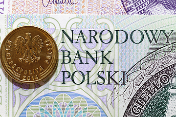 Image showing Polish coin