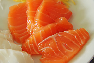 Image showing Sashimi arrangement