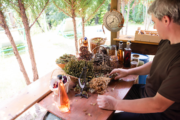 Image showing herbalist small business owner