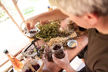 Image showing herbalist small business owner