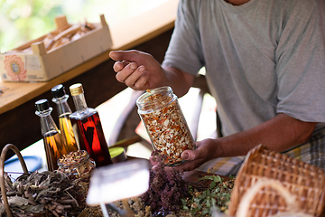 Image showing herbalist workshop