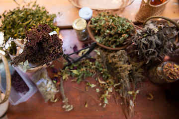 Image showing herbalist workshop