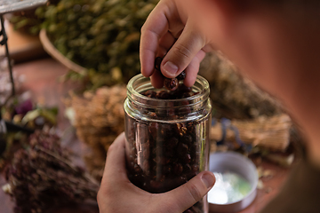 Image showing herbalist small business owner