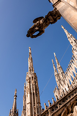 Image showing statue at Cathedral Milan Italy