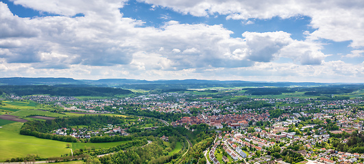 Image showing panoramic view at Rottweil Germany