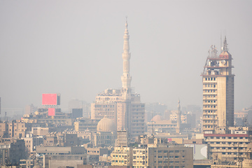 Image showing mosque minaret in Cairo Egypt