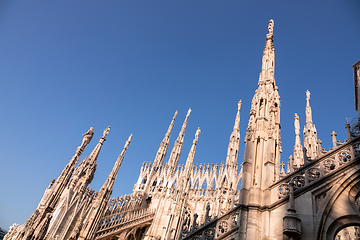 Image showing statue at Cathedral Milan Italy