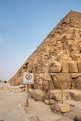 Image showing Pyramids at Giza Cairo Egypt