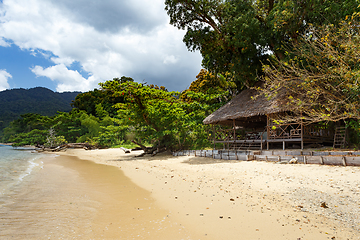 Image showing beach in Masoala forest reserve, Madagascar