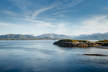 Image showing Beautiful view on norwegian fjords