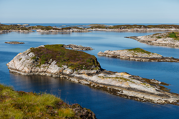 Image showing Beautiful view on norwegian fjords