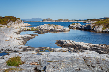 Image showing Beautiful view on norwegian fjords