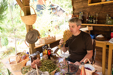 Image showing herbalist small business owner