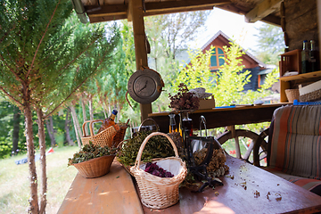 Image showing herbalist workshop