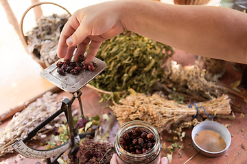 Image showing herbalist small business owner