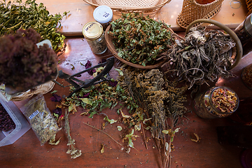 Image showing herbalist workshop